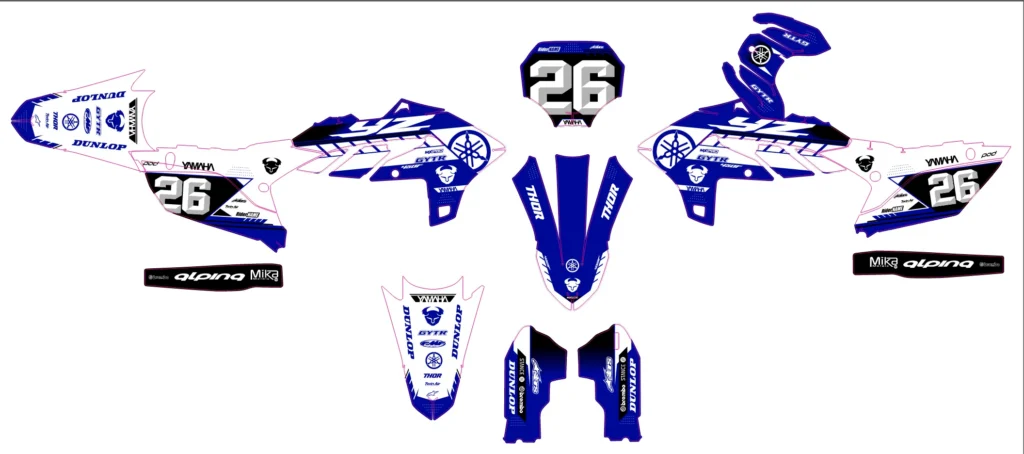 Okleina motocyklowa YAMAHA - YAM-415