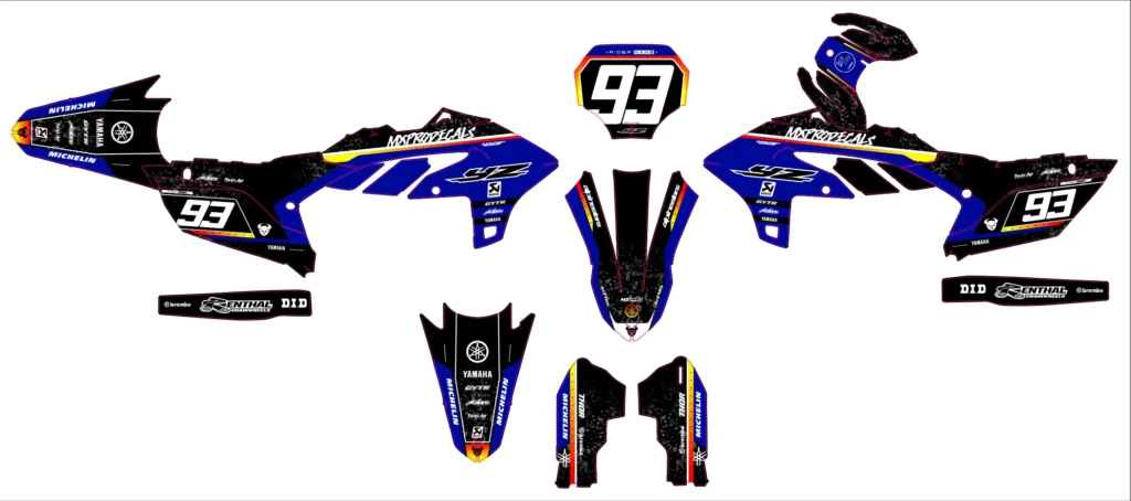 Okleina motocyklowa YAMAHA - YAM-416