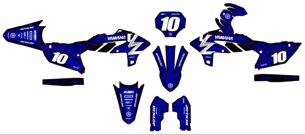 Okleina motocyklowa YAMAHA - YAM-417