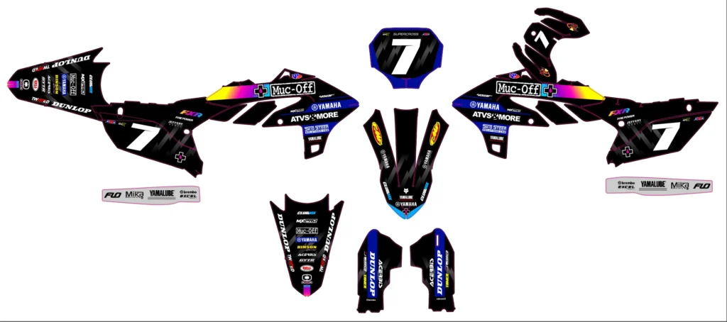 Okleina motocyklowa YAMAHA - YAM-418