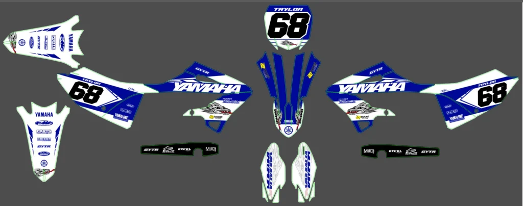 Okleina motocyklowa YAMAHA - YAM-422