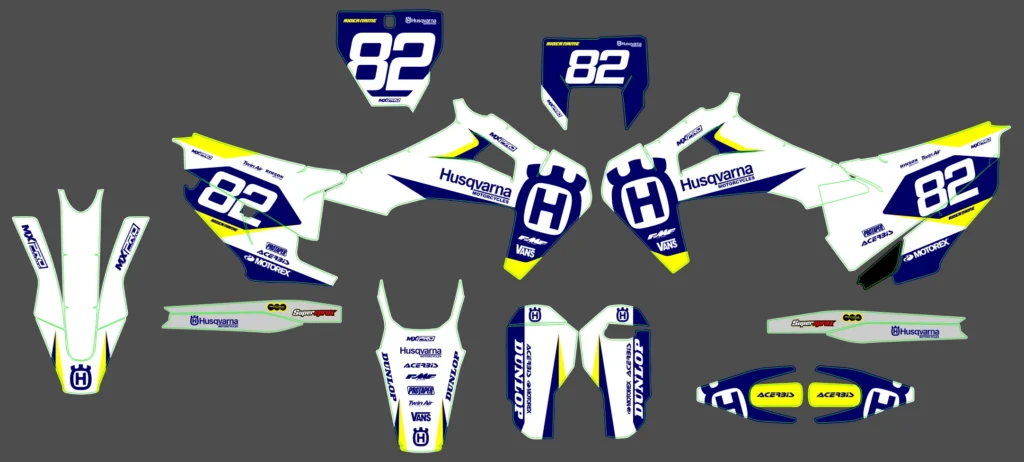Okleina motocyklowa HUSQVARNA - HUSQ-302