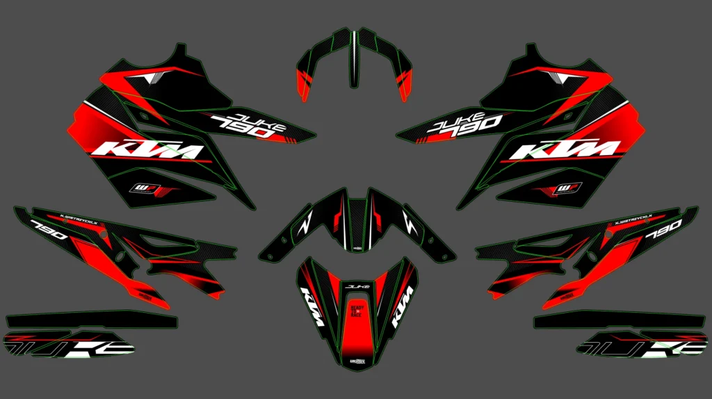 Okleina motocyklowa KTM - KTM-1088