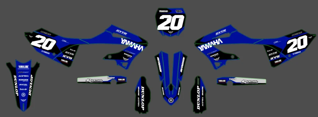 Okleina motocyklowa YAMAHA - YAM-424