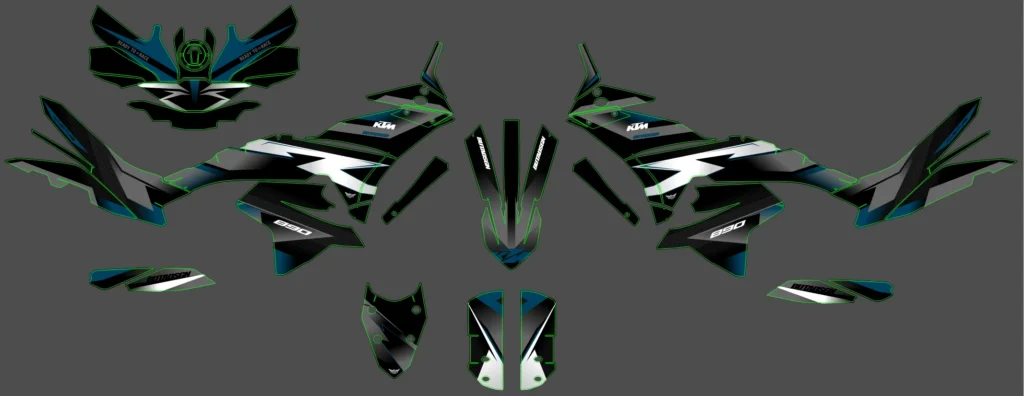 Okleina motocyklowa KTM - KTM-848