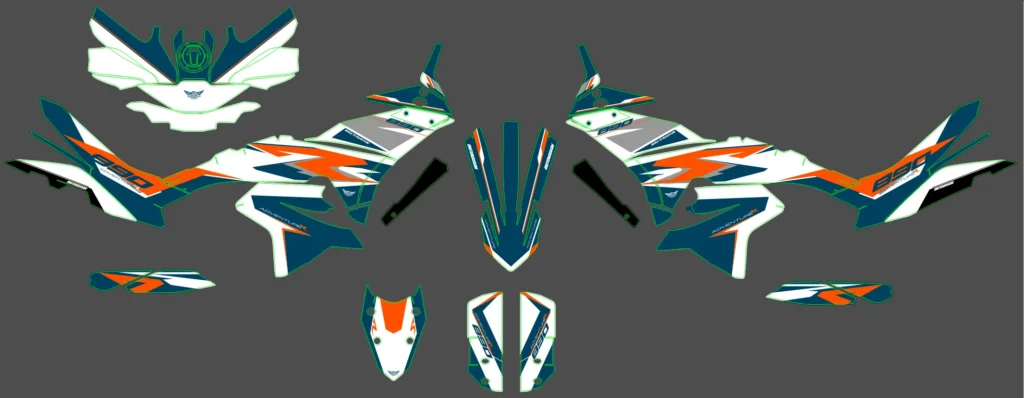 Okleina motocyklowa KTM - KTM-613