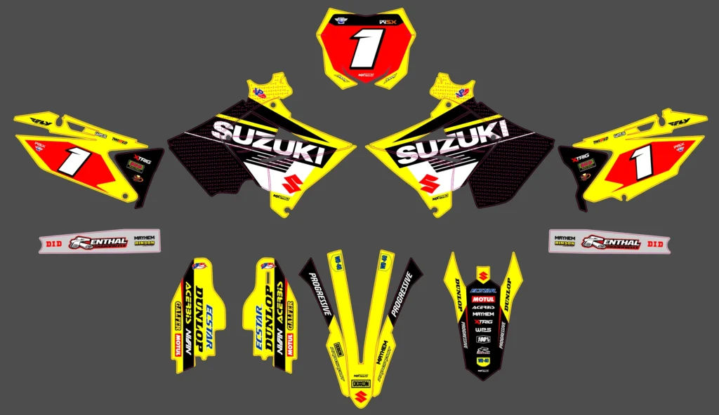Okleina motocyklowa SUZUKI - SUZ-111