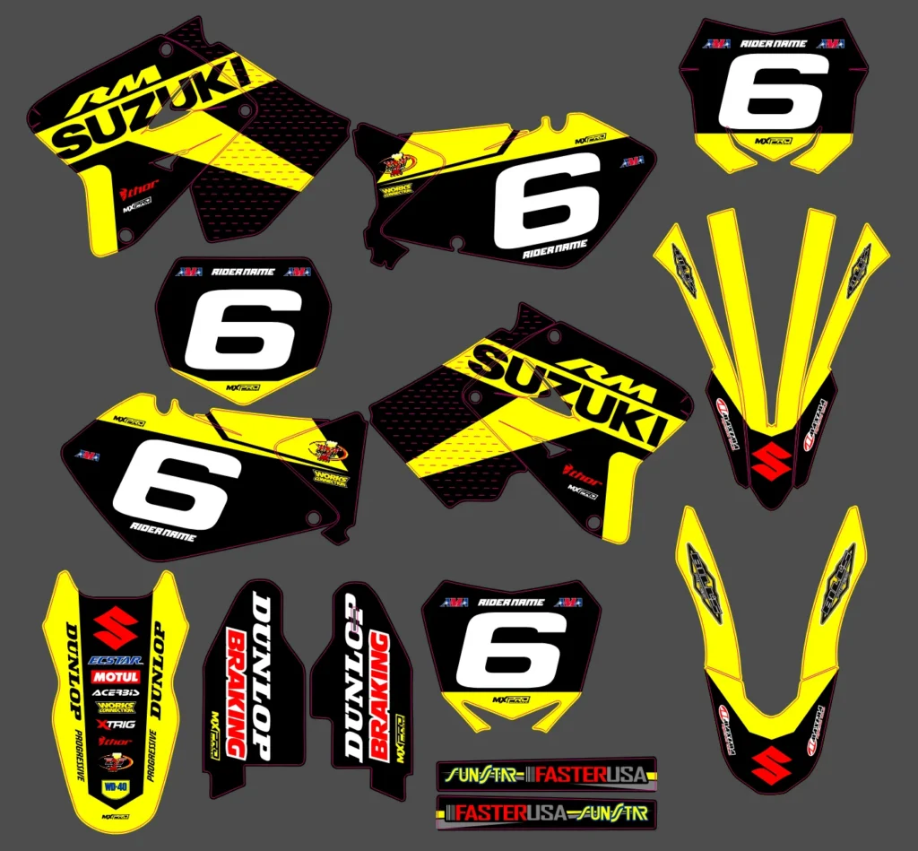 Okleina motocyklowa SUZUKI - SUZ-112