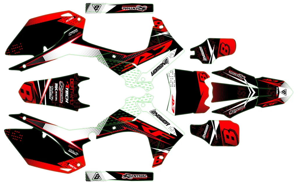 Okleina motocyklowa HONDA - HON-288
