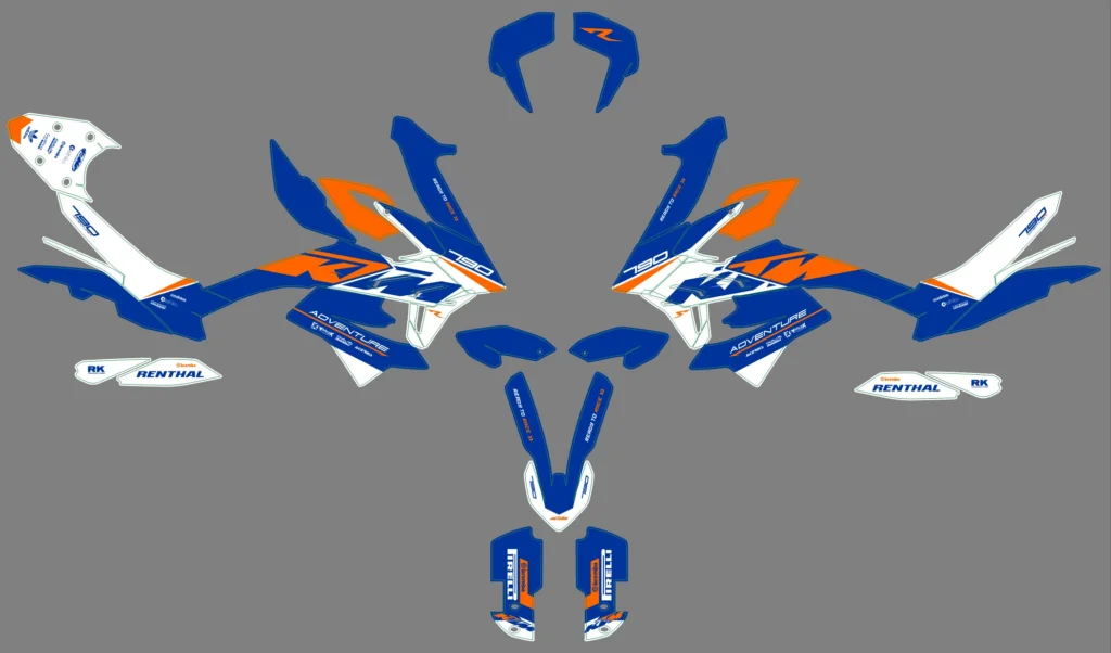 Okleina motocyklowa KTM - KTM-688