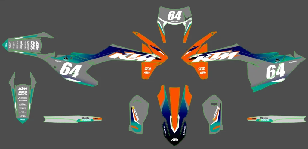 Okleina motocyklowa KTM - KTM-846