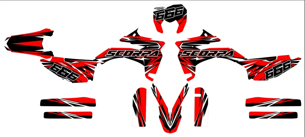 Okleina motocyklowa SHERCO - SHERCO-28