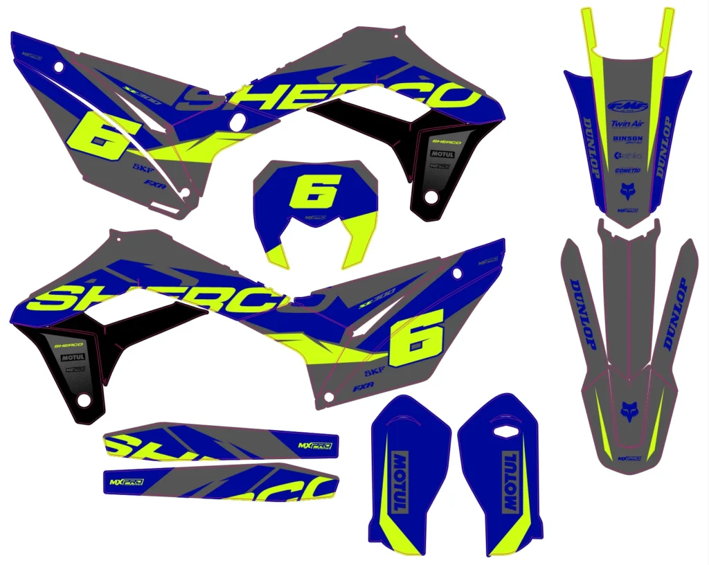 Okleina motocyklowa SHERCO - SHERCO-29