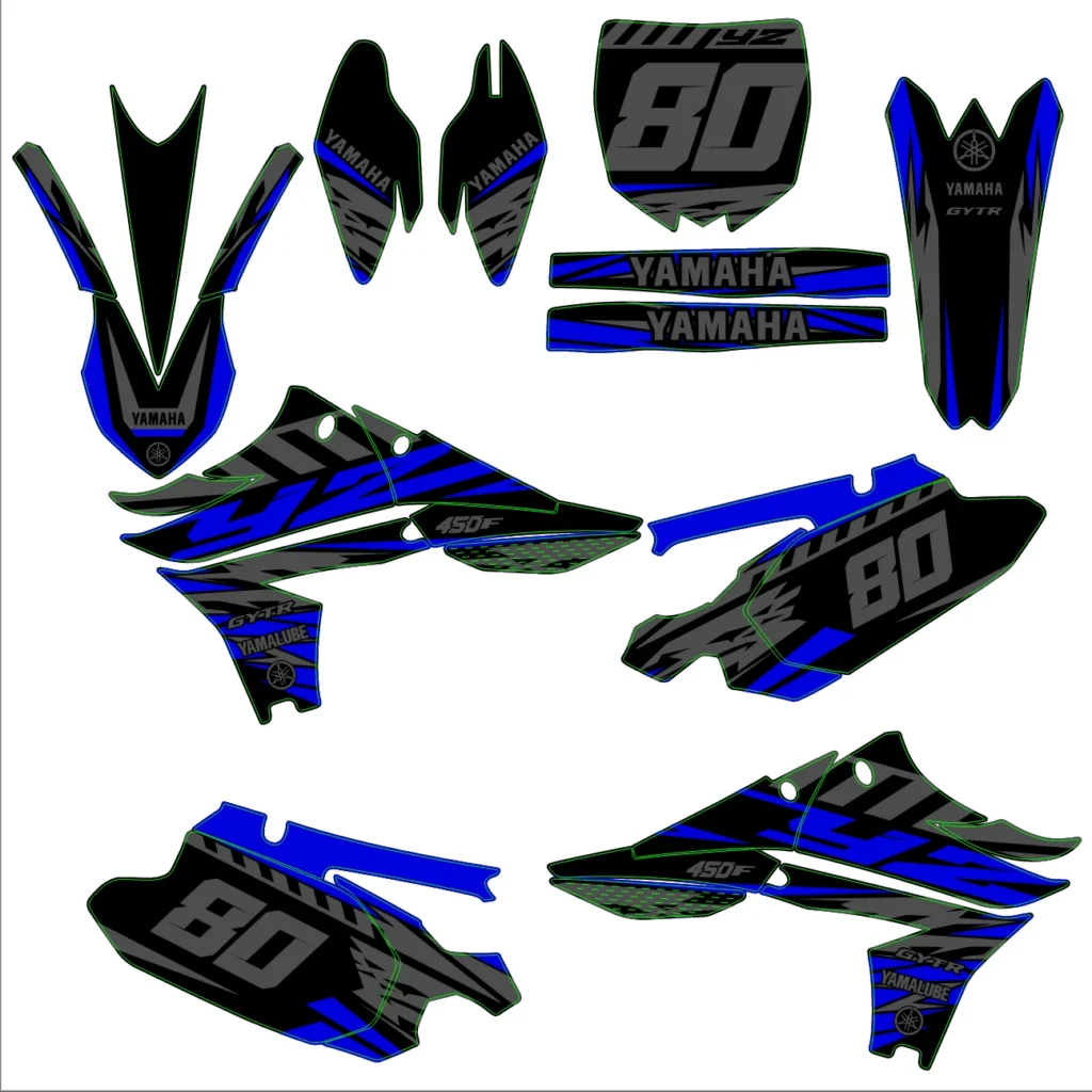 Okleina motocyklowa YAMAHA - YAM-433