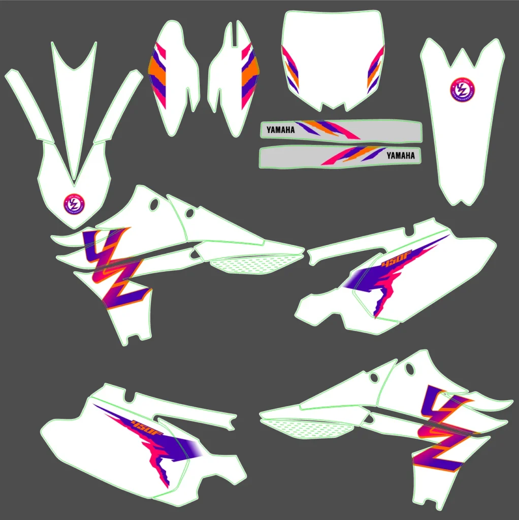 Okleina motocyklowa YAMAHA - YAM-434