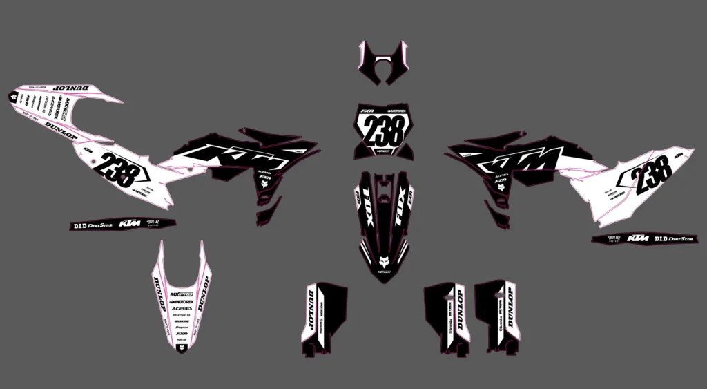 Okleina motocyklowa KTM - KTM-624