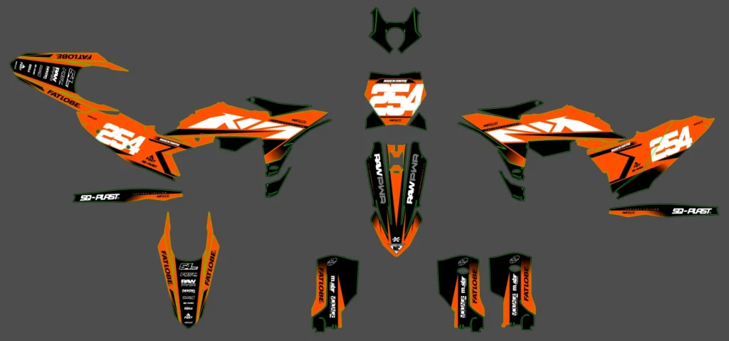 Okleina motocyklowa KTM - KTM-639