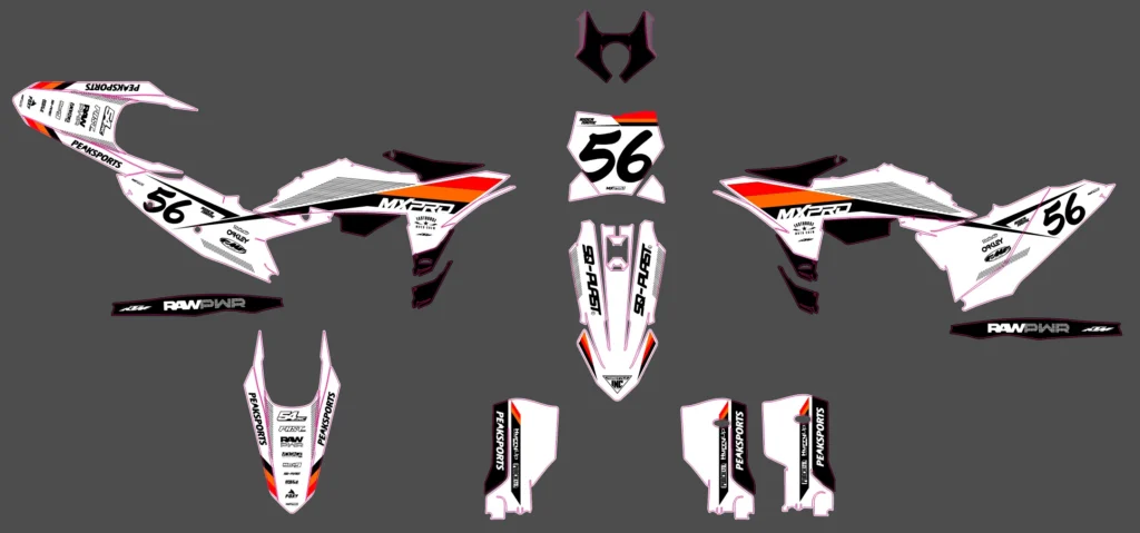 Okleina motocyklowa KTM - KTM-691