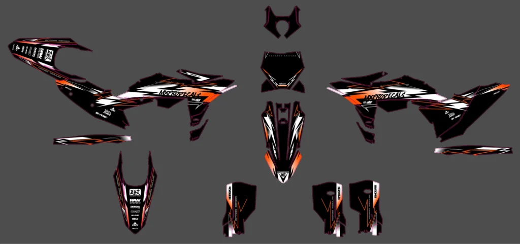 Okleina motocyklowa KTM - KTM-724