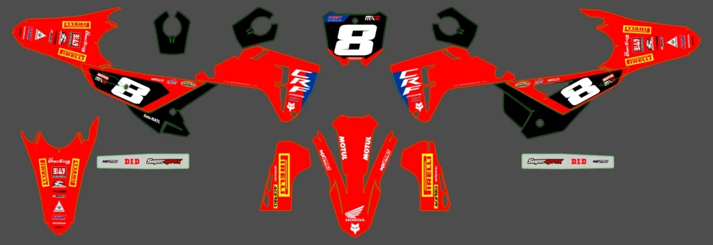 Okleina motocyklowa HONDA - HON-294