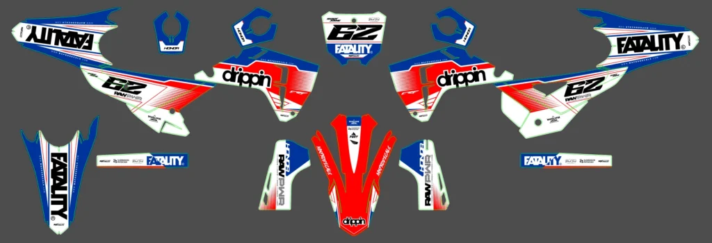 Okleina motocyklowa HONDA - HON-299