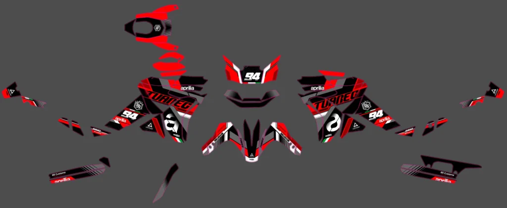 Okleina motocyklowa APRILIA - AP-20