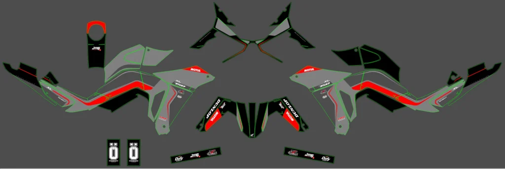 Okleina motocyklowa HONDA - HON-302