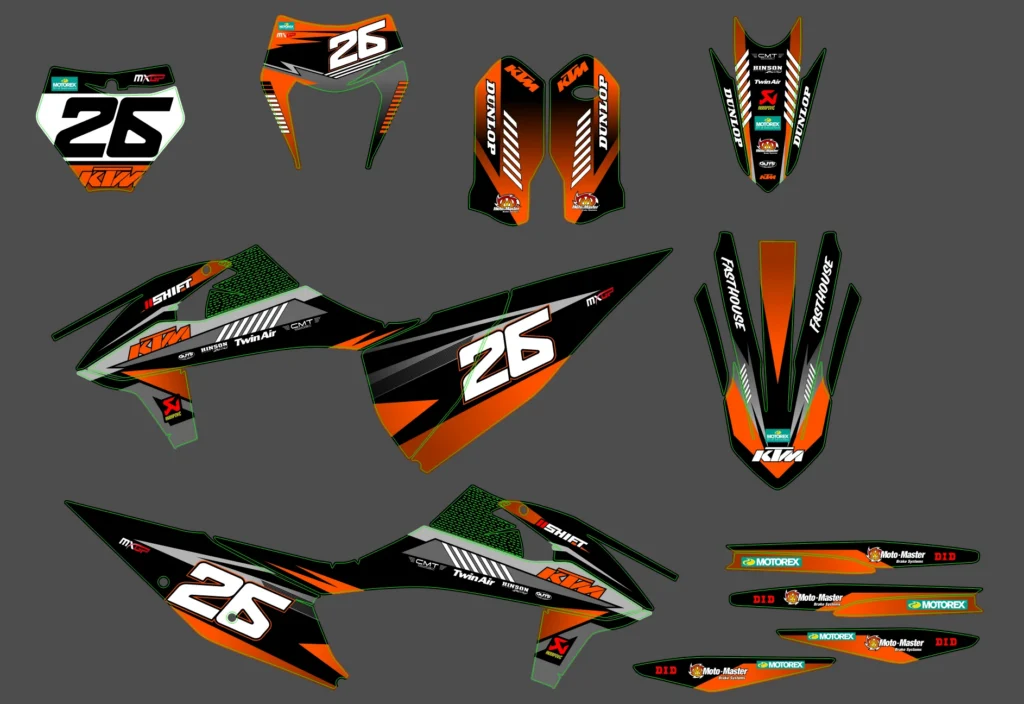 Okleina motocyklowa KTM - KTM-1024