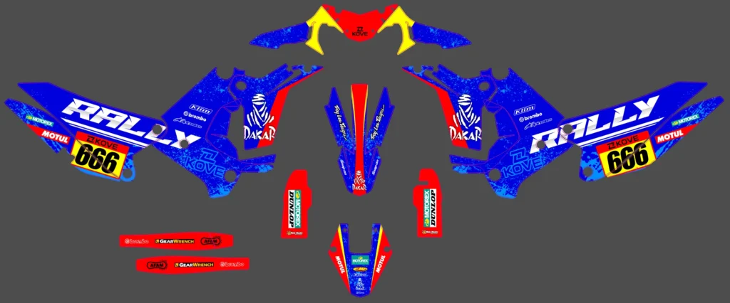 Okleina motocyklowa KOVE - KOV-08