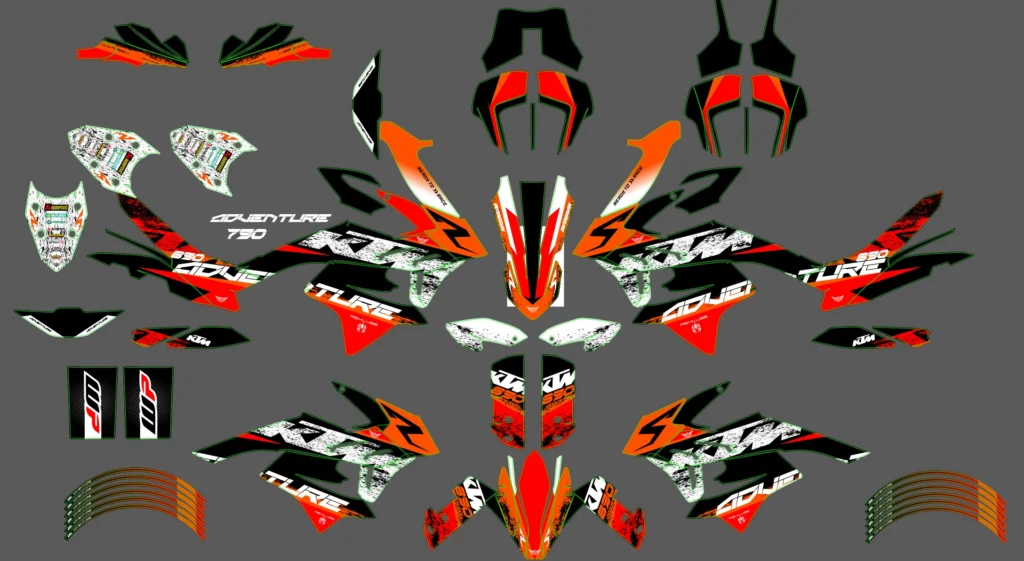 Okleina motocyklowa KTM - KTM-1150