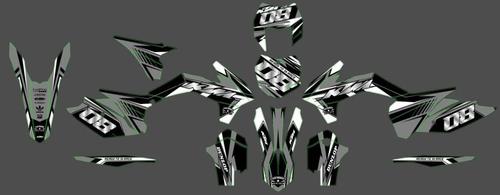 Okleina motocyklowa KTM - KTM-732