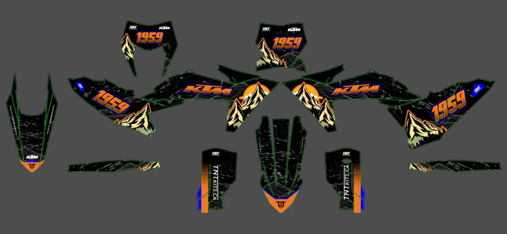 Okleina motocyklowa KTM - KTM-955