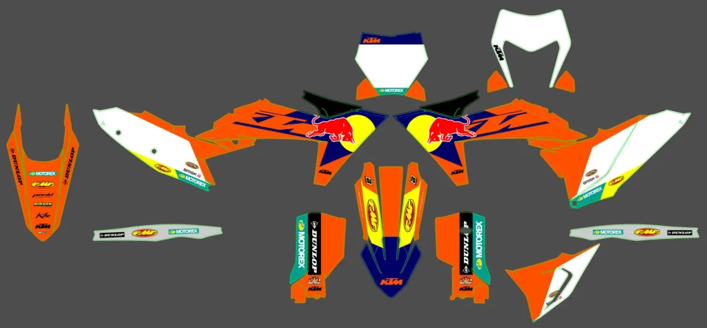 Okleina motocyklowa KTM - KTM-728