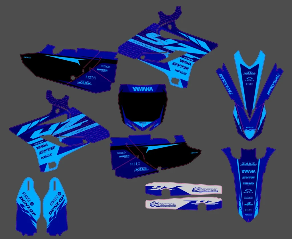 Okleina motocyklowa YAMAHA - YAM-443