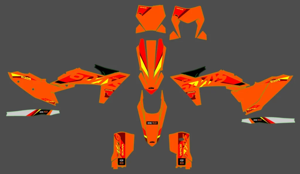Okleina motocyklowa KTM - KTM-646
