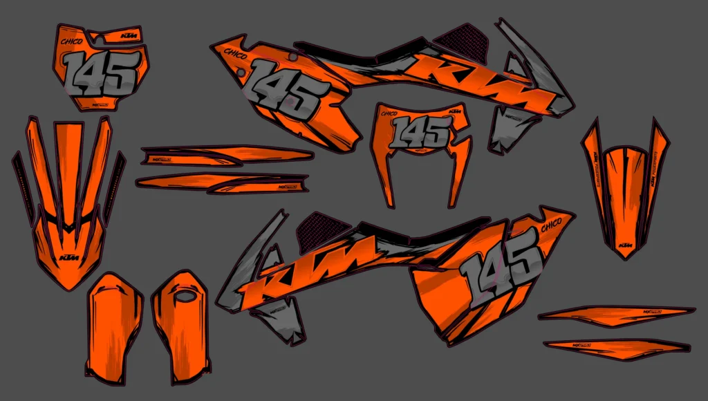 Okleina motocyklowa KTM - KTM-1143