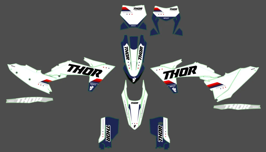 Okleina motocyklowa KTM - KTM-597