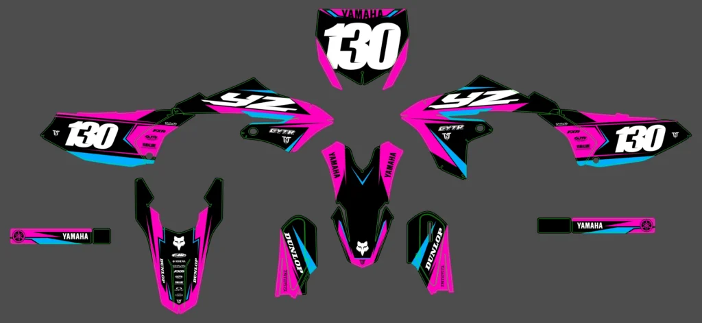Okleina motocyklowa YAMAHA - YAM-451