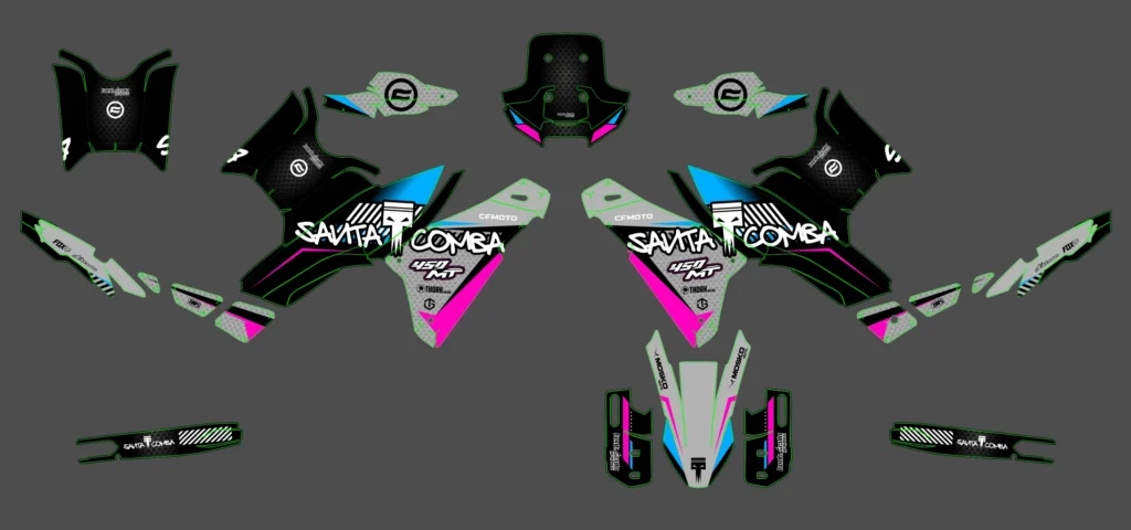 Okleina motocyklowa CF MOTO - CF-09