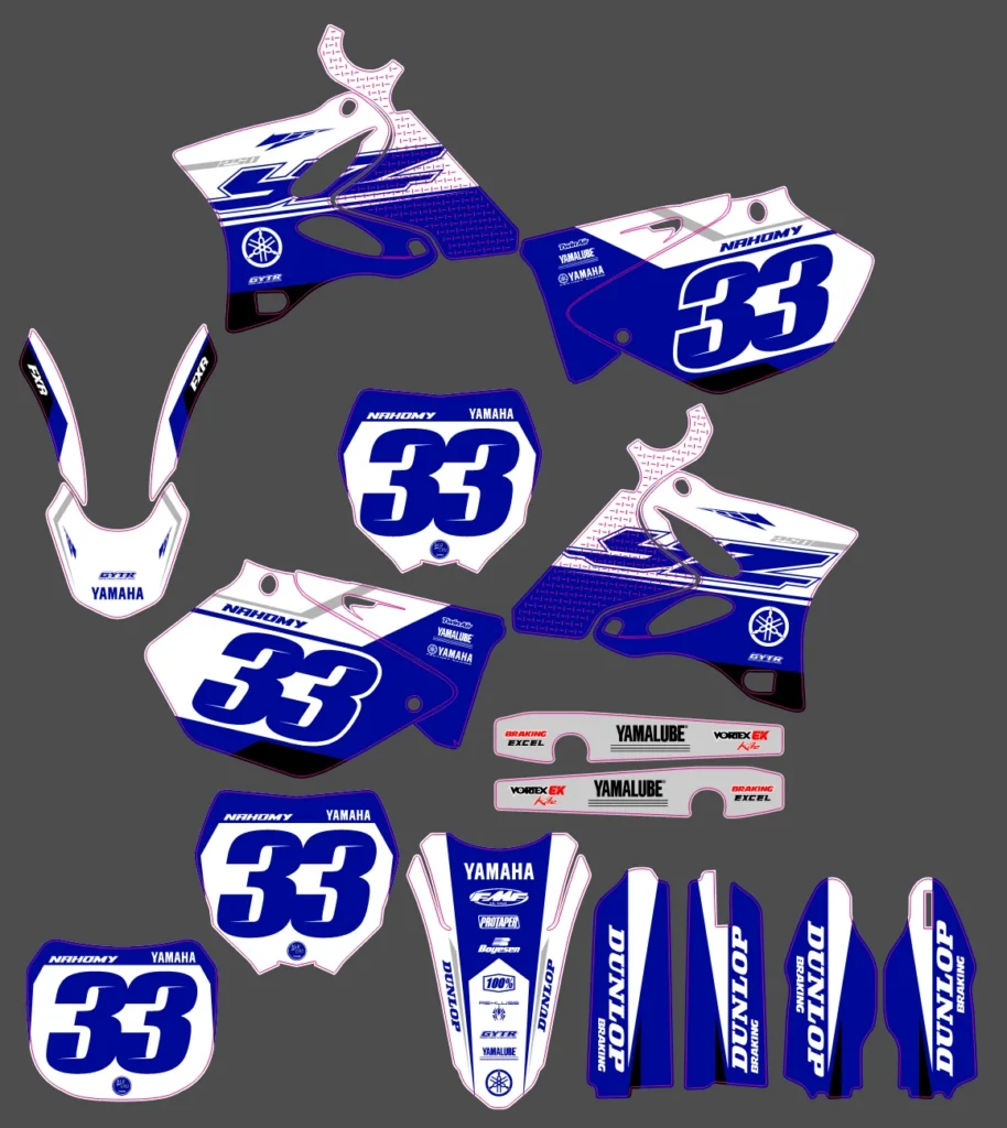 Okleina motocyklowa YAMAHA - YAM-454