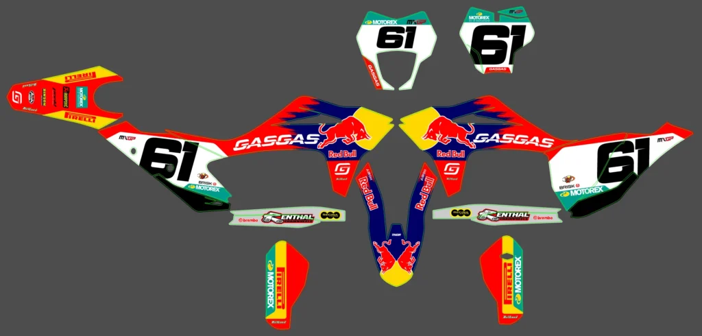 Okleina motocyklowa GAS GAS - GAS-139