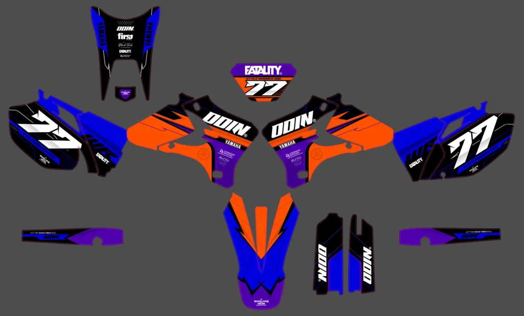 Okleina motocyklowa YAMAHA - YAM-456