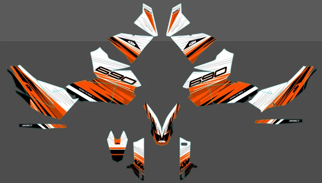 Okleina motocyklowa KTM - KTM-960