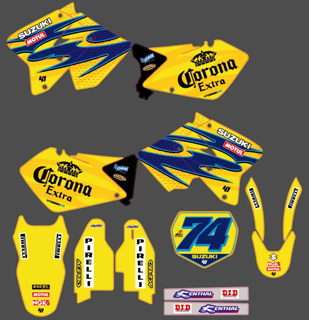 Okleina motocyklowa SUZUKI - SUZ-117