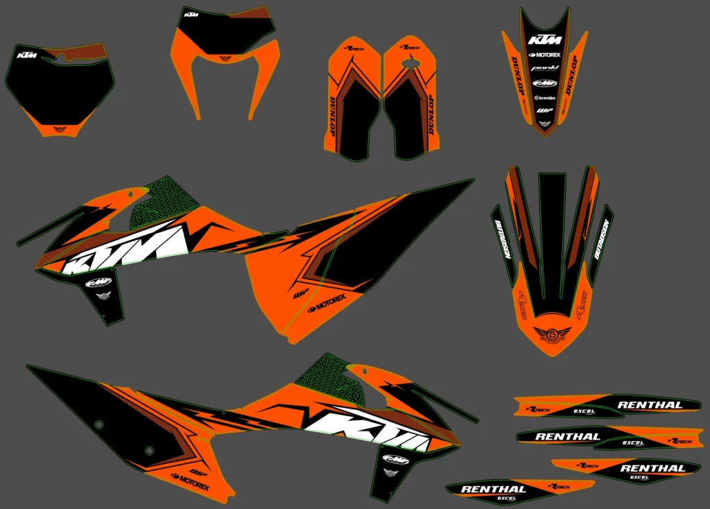 Okleina motocyklowa KTM - KTM-938