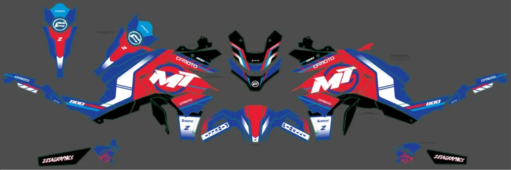 Okleina motocyklowa CF MOTO - CF-07