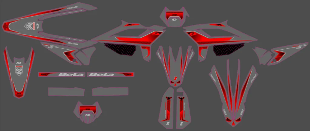 Okleina motocyklowa BETA - BETA-87