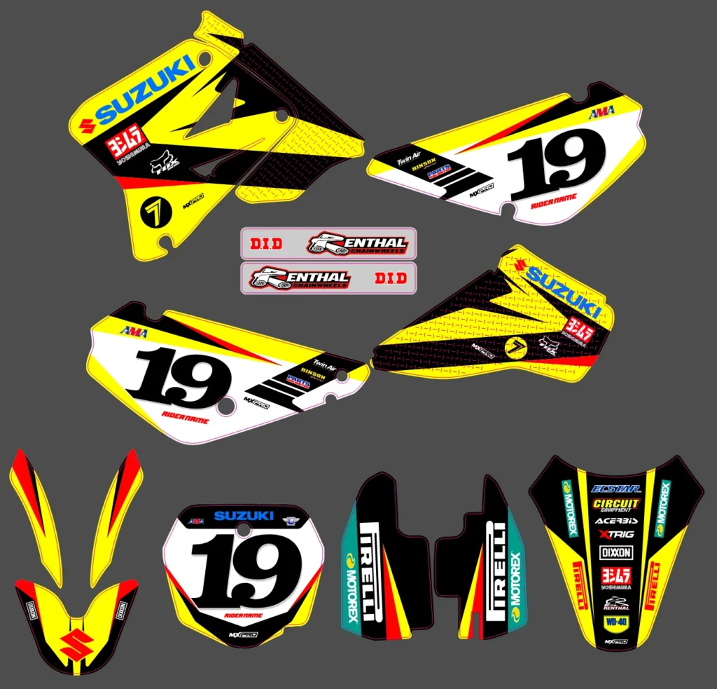 Okleina motocyklowa SUZUKI - SUZ-118