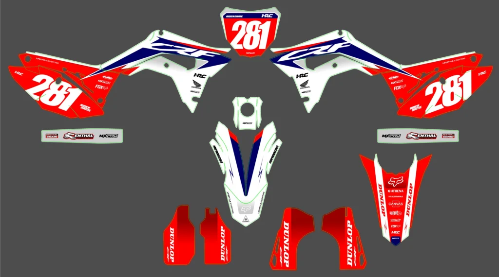 Okleina motocyklowa HONDA - HON-311