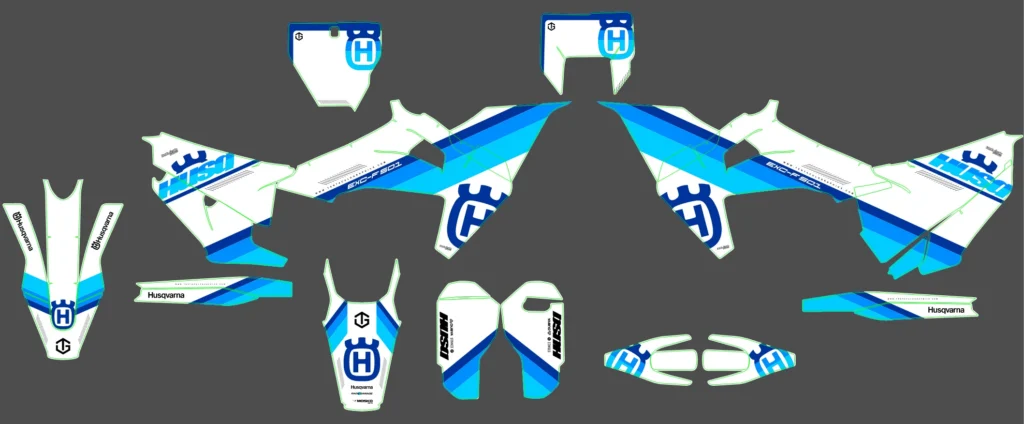 Okleina motocyklowa HUSQVARNA - HUSQ-314